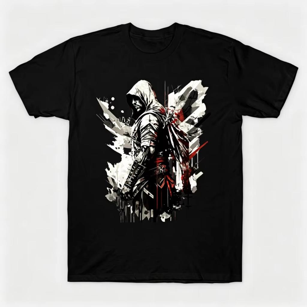 Assassins Creed Black Flag Reset Edition Game Printed Unisex Pure Cotton Tshirt Game Casual Suitable for Both Unisex and Women