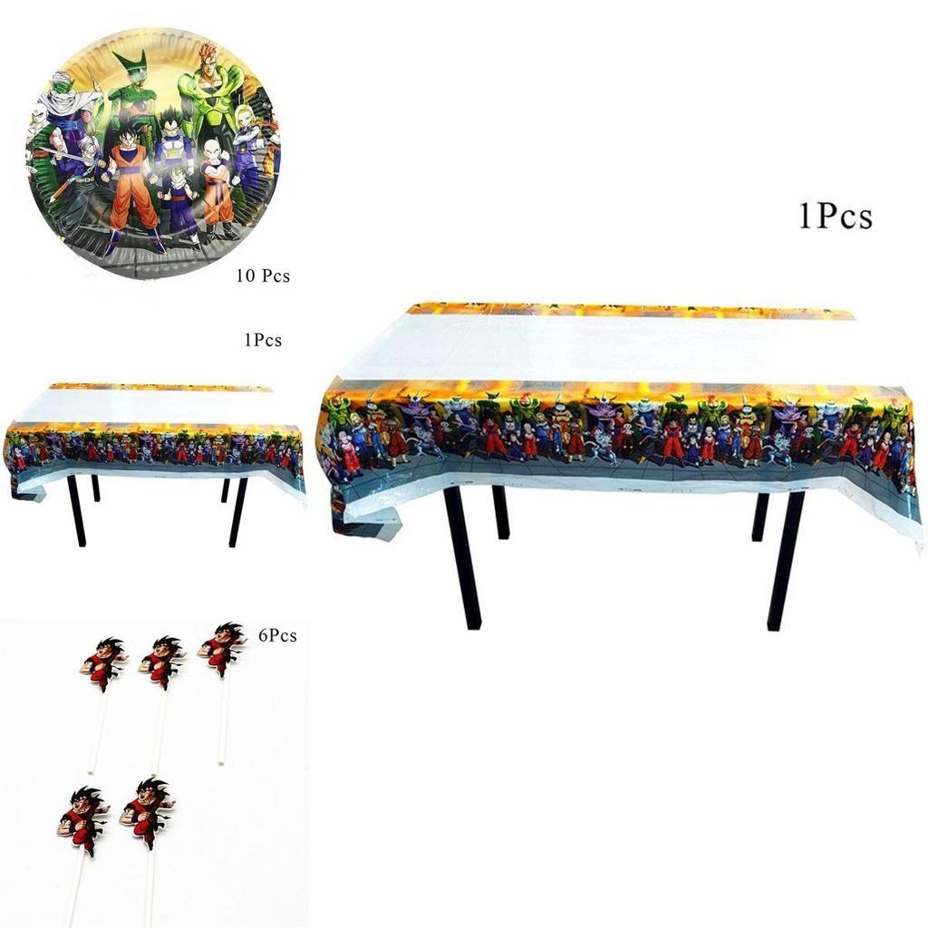 Dragon Ball Z Theme Party Decor Supplies Tableware For Joyful Birthday Gatherings