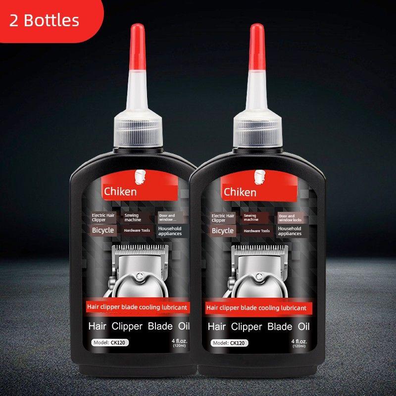 

Hair Clipper Lubricant, Electric Clipper Special Oil, Smooth and Noise-Reducing Oil, Shaving Scissors, Razor, Electric Clipper Maintenance Oil Affordable Recommendation [2 Bottles] 120ml