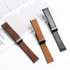 Huawei GT4 Smartwatch Band - Genuine Leather, Folding Magnetic Clasp, Quick Release Silicone Cowhide Strap