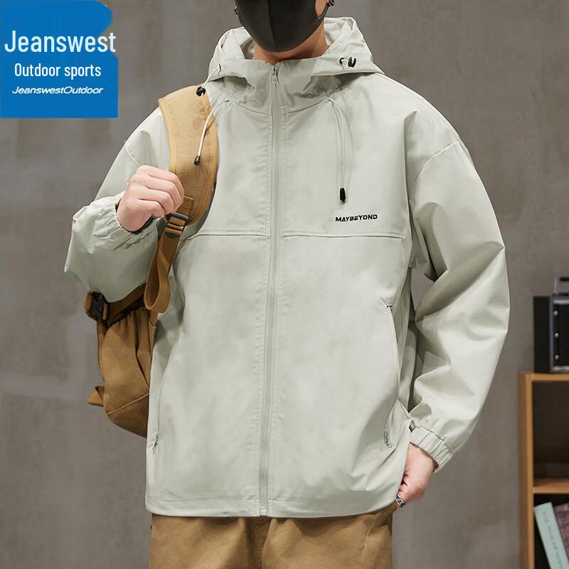 

Jeanswest Men s Spring/Autumn Outdoor Waterproof Jacket 3XL