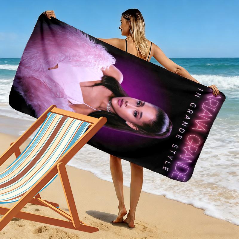 Ariana Grande Towel, Large Soft Quick Dry Towel for Beach Camping Swimming