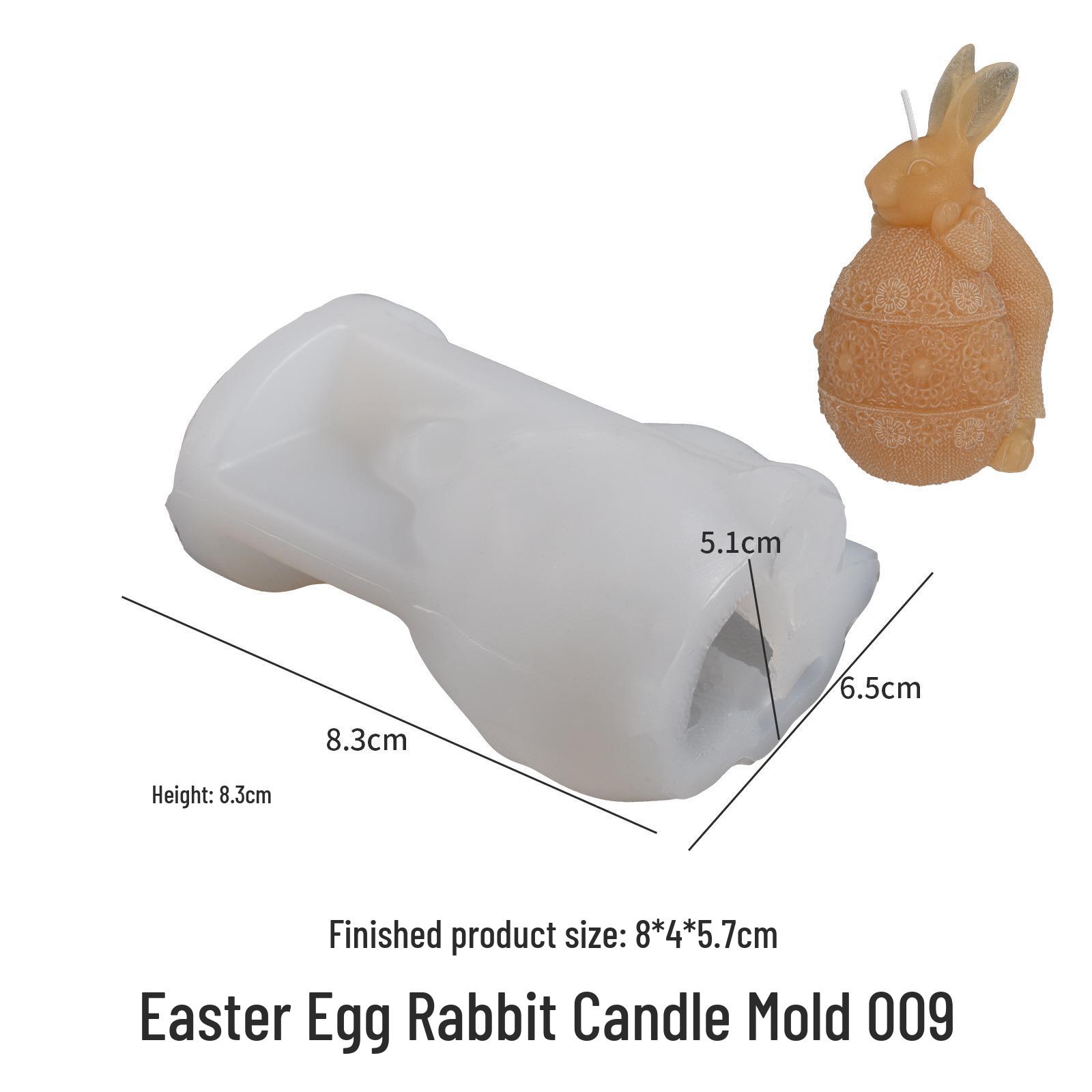 

Набор форм для свечей Кролик с маком из эпоксидной смолы