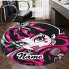 Personalized M-Monster High Draculaura Round Chair Office Rug - Perfect for Mat, Office Chair & More - Ideal Gift for Birthdays and Holidays