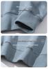 Felpa Girocollo Oversize Pesante da 380g in Puro Cotone, Colore Unito, Stile Primavera/Autunno, con Logo/Testo Personalizzato Stampato.