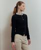 Leumeme Douce Bustier Layered Cardigan Black