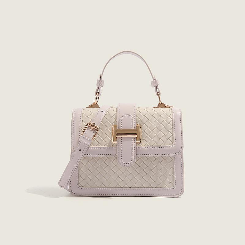 Ielgy High-End Textured Woven All-Match Casual Style Niche Handbag One-Shoulder