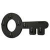 Wooden key hanger Retro Key Black