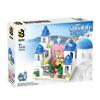 Plastic Assembling Kids Building Blocks For Santorini Castle Toys Educational