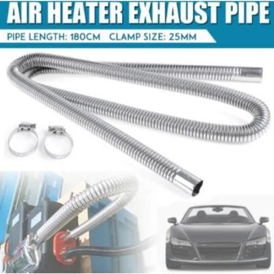 2.5cmDiameter Exhaust Pipe 250cm Long Parking Heater Exhaust Pipe Air Heater Exhaust Pipe Suitable for Webasto Parking Heater