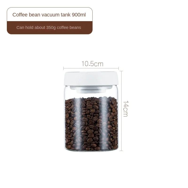 Borosilicate Glass Kitchen Storage Jars, Coffee Canisters with Airtight Lid Seal, Food Storage Containers Tea, Sugar, Candy