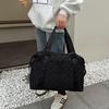 Universal large capacity travel bag for men and women, can be held and cross-body, suitable for travel, gym, storage and separation of wet and dry