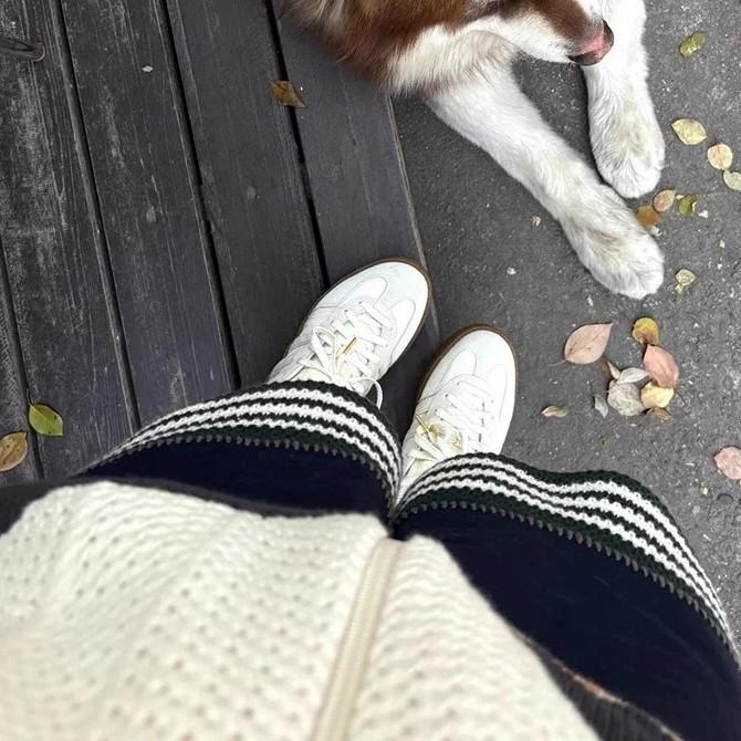 Cowhide Version~ Retro Round Head Lace-up Platform Dexun Shoes 2025 New Versatile Casual Sports Board Shoes Forrest Gump Shoes