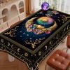 Moon Lady Sun Floral Rectangle Tablecloth for Table Decor Tarot Astrology Geometric Kitchen Dining Table Cloth for Holiday Party