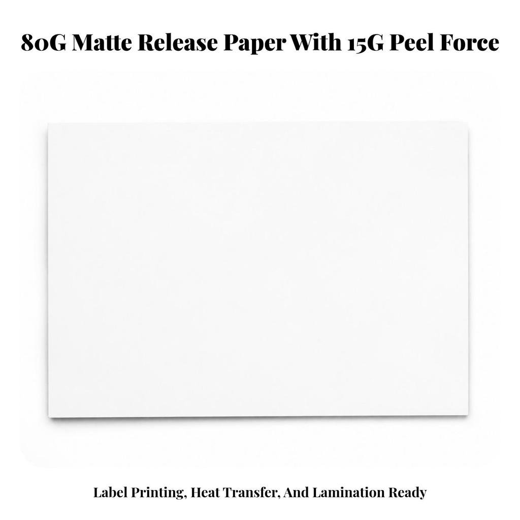 Easy Peel-off Release Paper Sheet Heat-Resistant Single-Sided