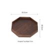 ZISIZ Walnut Octagonal Serving Tray