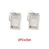 1Style School Card Access Card Holder Acrylic Transparent Protective Sleeve ID Card Bus Meal Worker ID Card Holder