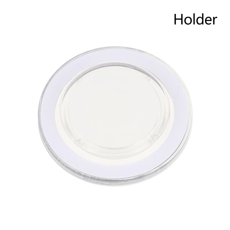1 Set Round Single Grid Magnetic Plate Empty Eyeshadow Box Replacement For Eyeshadow Distribution & Lipstick Sample Storage