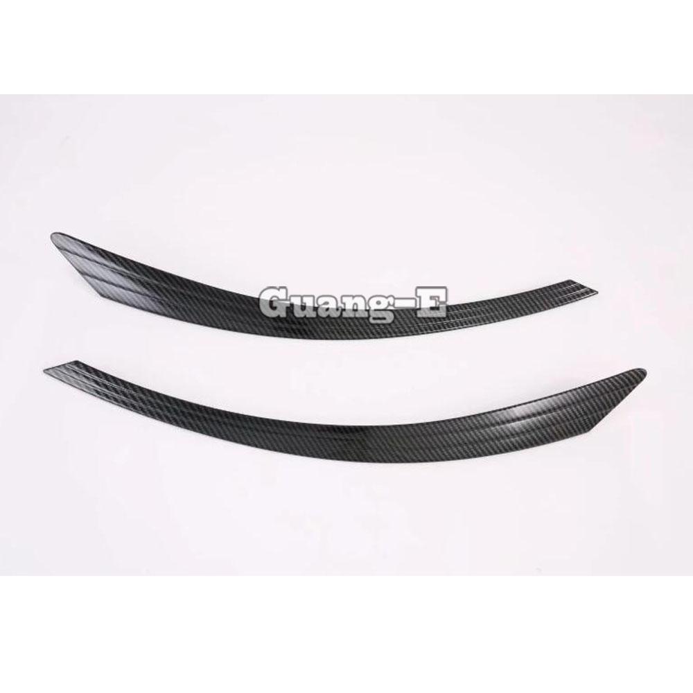 For Hyundai Sonata DN8 10Th Styling Body Head Front Eyebrow Trim Light Lamp Stick Frame Cover Parts Detector