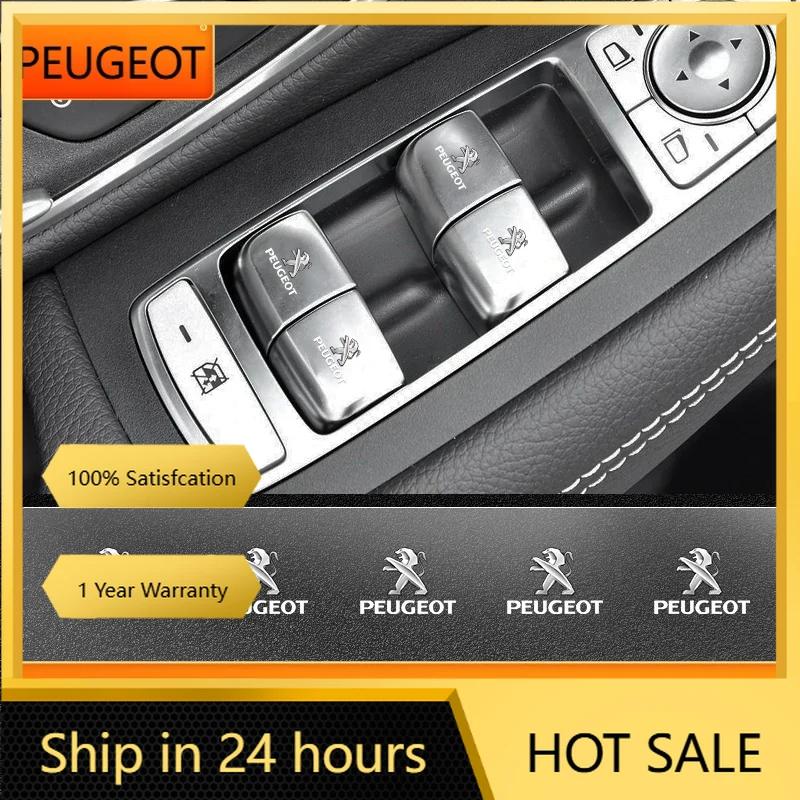 Car Sticker 2025 Hot Car Window Lift Button Sticker decoration Decals For Peugeot 106 107 108 205 206 207 208 301 306 307 308 30
