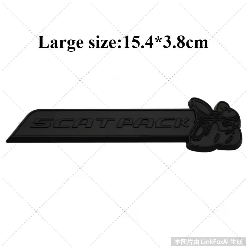 Metal 3D Car Sticker SCATPACK 6.4L Bee Body Decoration Scratch Cover DIY decoration car Accessories