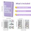 2026 New 100-Envelope Money Saving Challenge Set with Cute Stickers, Binder & Cash Envelopes, 100-Day Budget Planner to Save $5,050