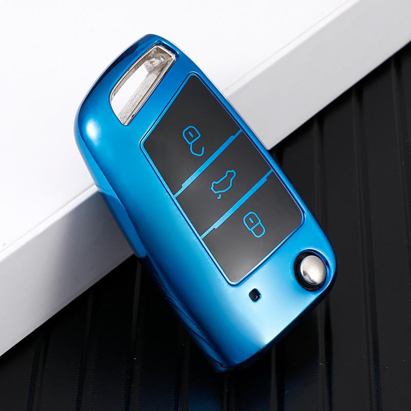 TPU Folding Protective Shell for 2017 Volkswagen Passat Remote Key