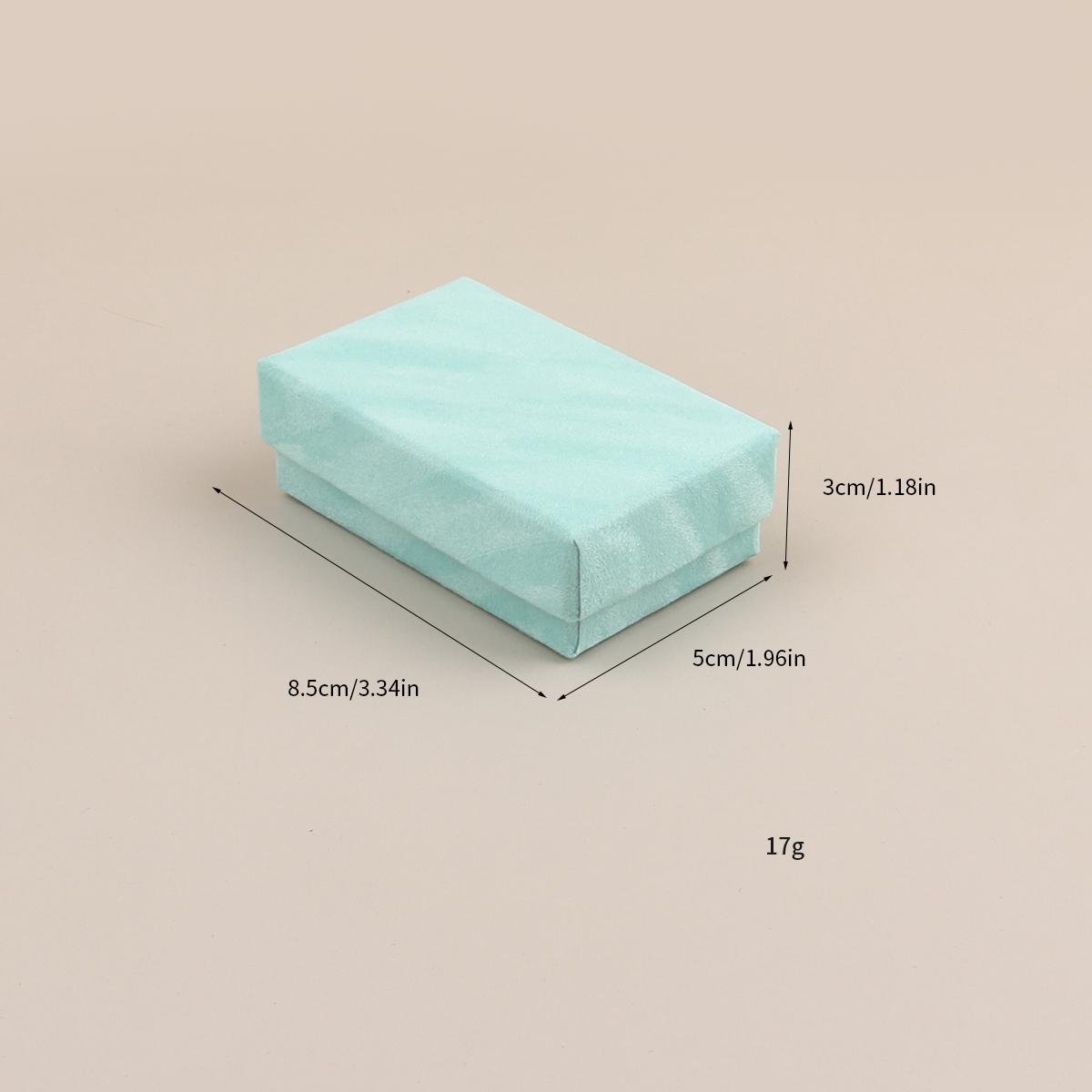 

12 шт. бархатный комплект ювелирных изделий подарочная коробка кольцо ожерелье браслеты серьги подарочная упаковка коробки с губкой внутри прямоугольник