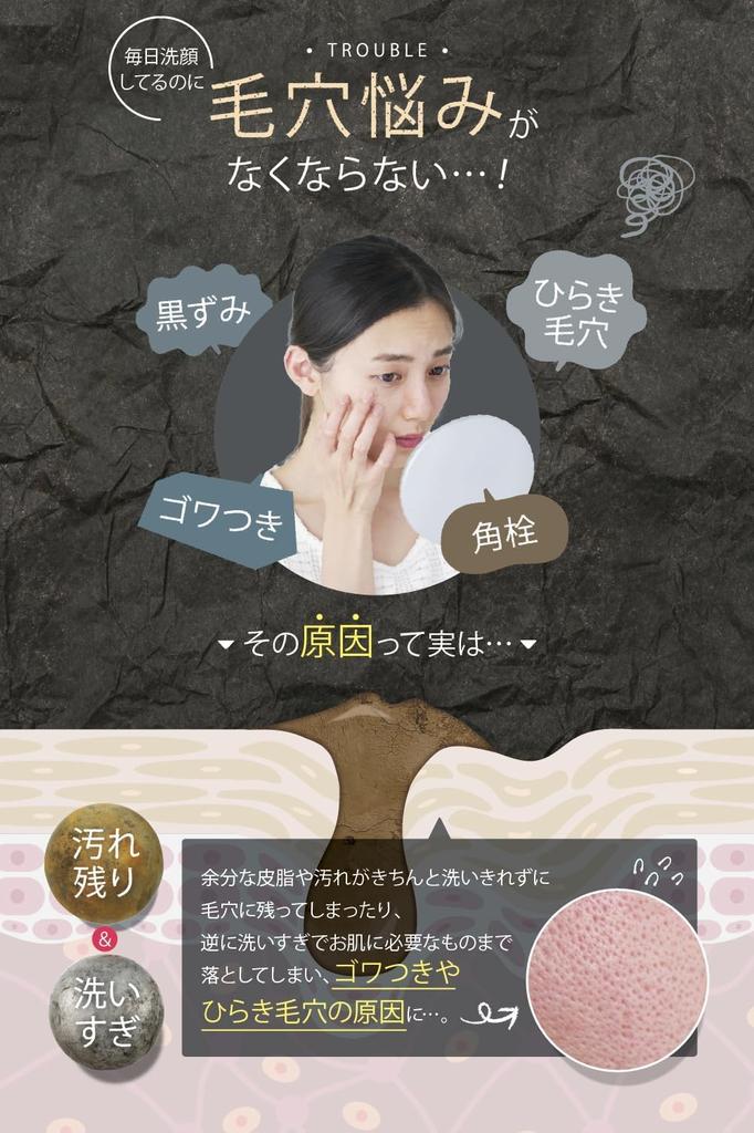 Fleuri Mineral Clay Foam Face Wash Foam Face Wash Face Wash Foam Pore Prevention of (Set 3)