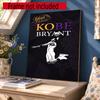 Kobe Personalized Name Round Diamond Painting Kit Diamond Embroidery Painting Rhinestones Mosaic Frameless Handwork Decoration Arts