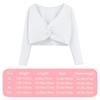 Cotton Ballet Shawl Long Sleeve Gymnastics Shawl Fashion Dance Wrap Tops  Children