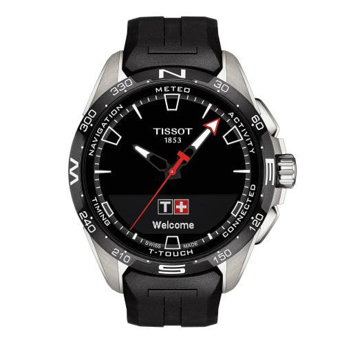 

Tissot T-Touch Connect Solar Watch, Rubber Strap, Black Dial, Officially Imported, Men s, Model T1214204705100