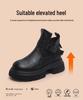 Dámské 2025 Britské Chelsea boty na silné podrážce - Podzim/Zima Retro Kulatá špička Kotníkové boty