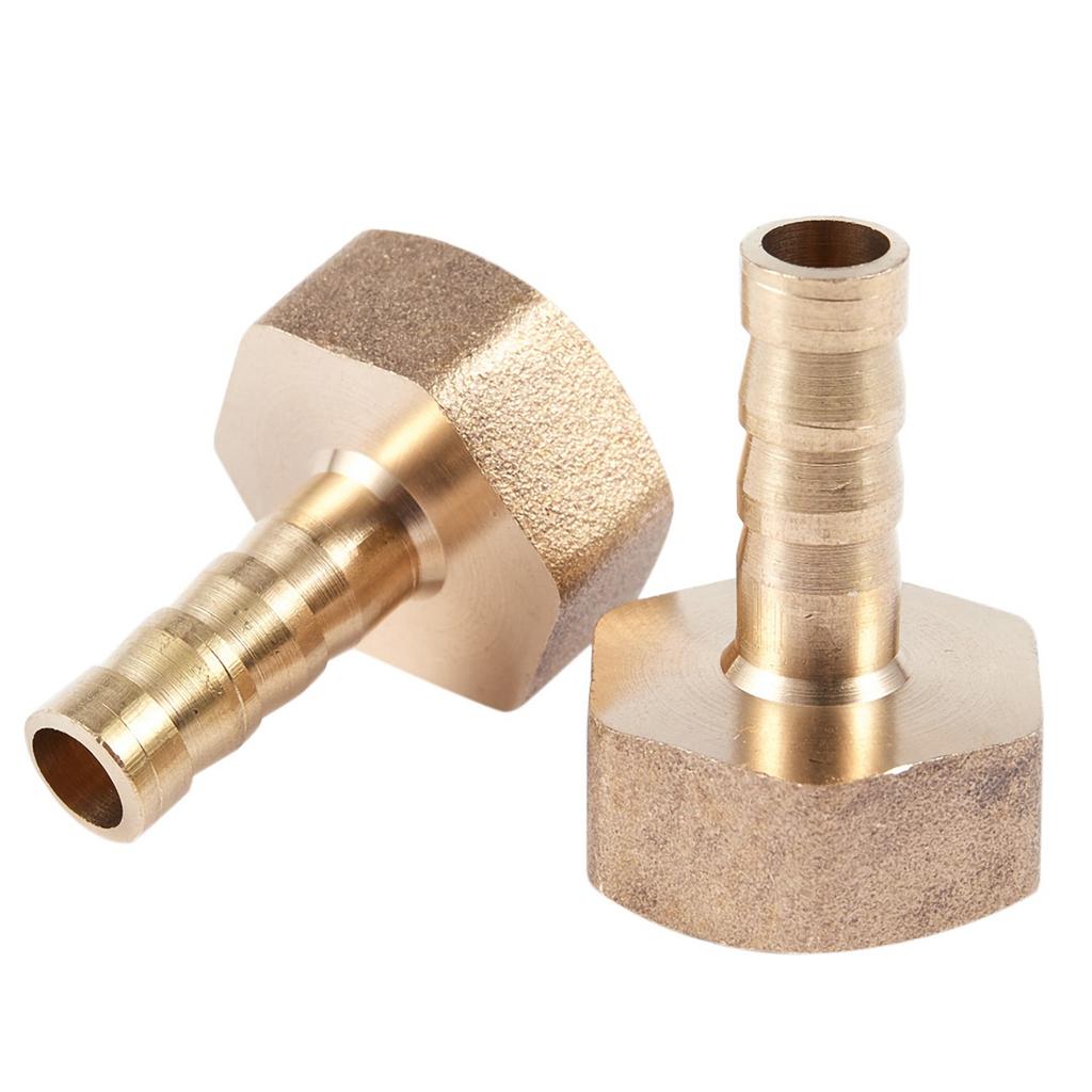 A60Z6 Pcs 1/2 BSP Female Thread 8Mm Air Pneumatic Gas Hose Barbed Fitting Goldmay