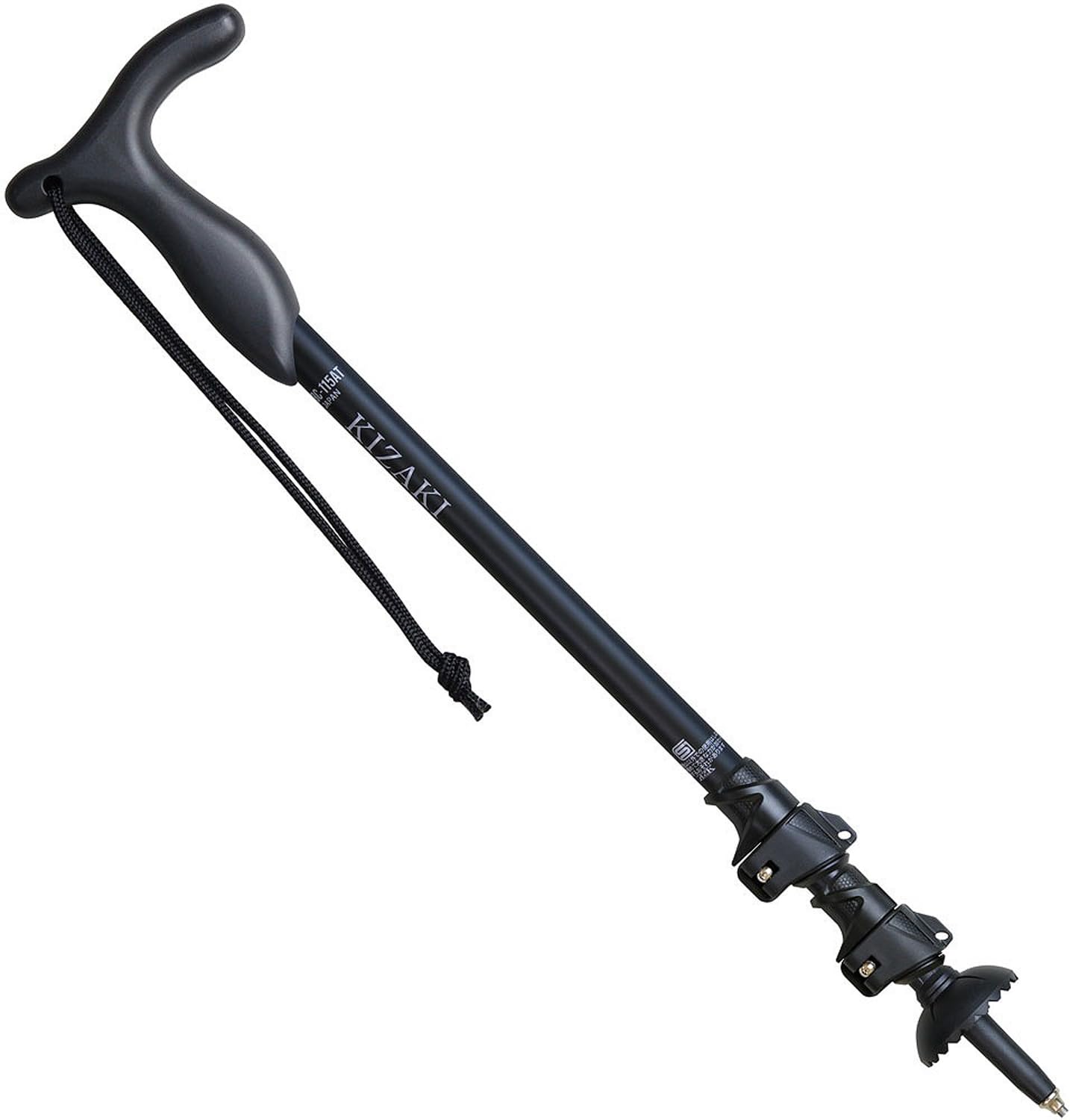 

Kizaki Mountaineering Trekking Pole Black KTBC115AT KTBC-115AT (BLK)