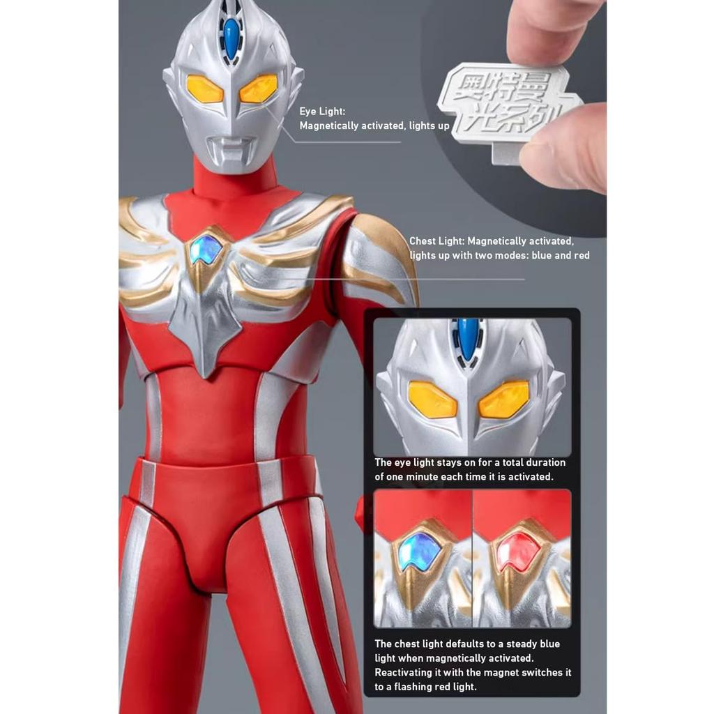HiPlay Medium Moving Toys Max Ultraman Movable Figure Painted Finished Product 1/10 UL-A12