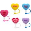Cute Straw Cover Cap For Stanley Cup Reusable 10mm Silicone Straw Topper Compatible 30&40 Oz Tumbler With Handle Tips Lids 5Pcs