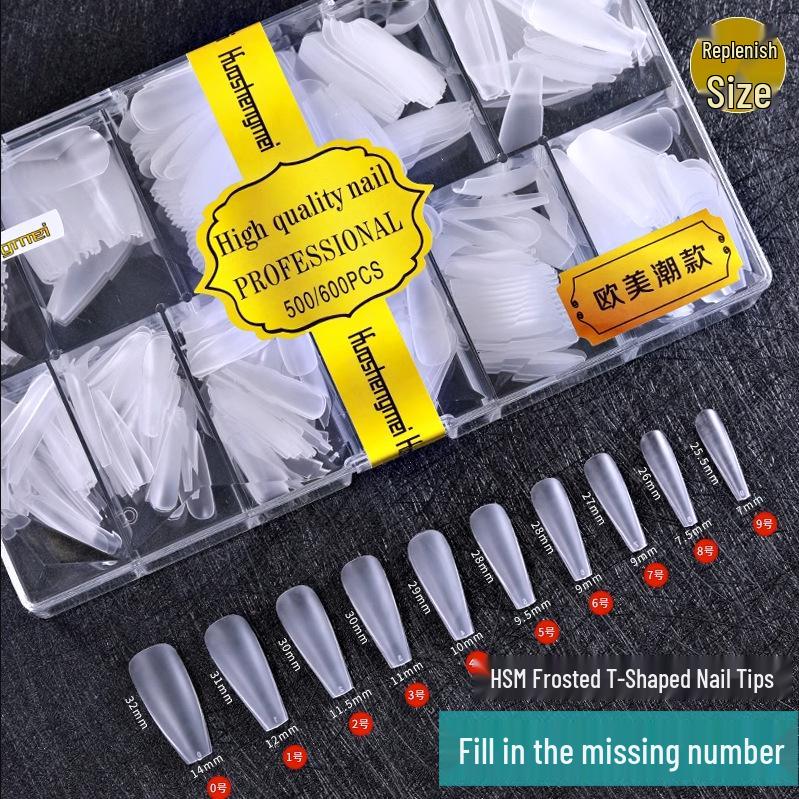 HSM Ultra-Thin Seamless Frosted Teardrop Refill (500 Pieces)