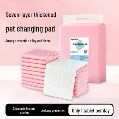 7-Layer HD Pet Urinal Pad - Thick, Absorbent, Disposable & Deodorizing Dog Pee Barrier.