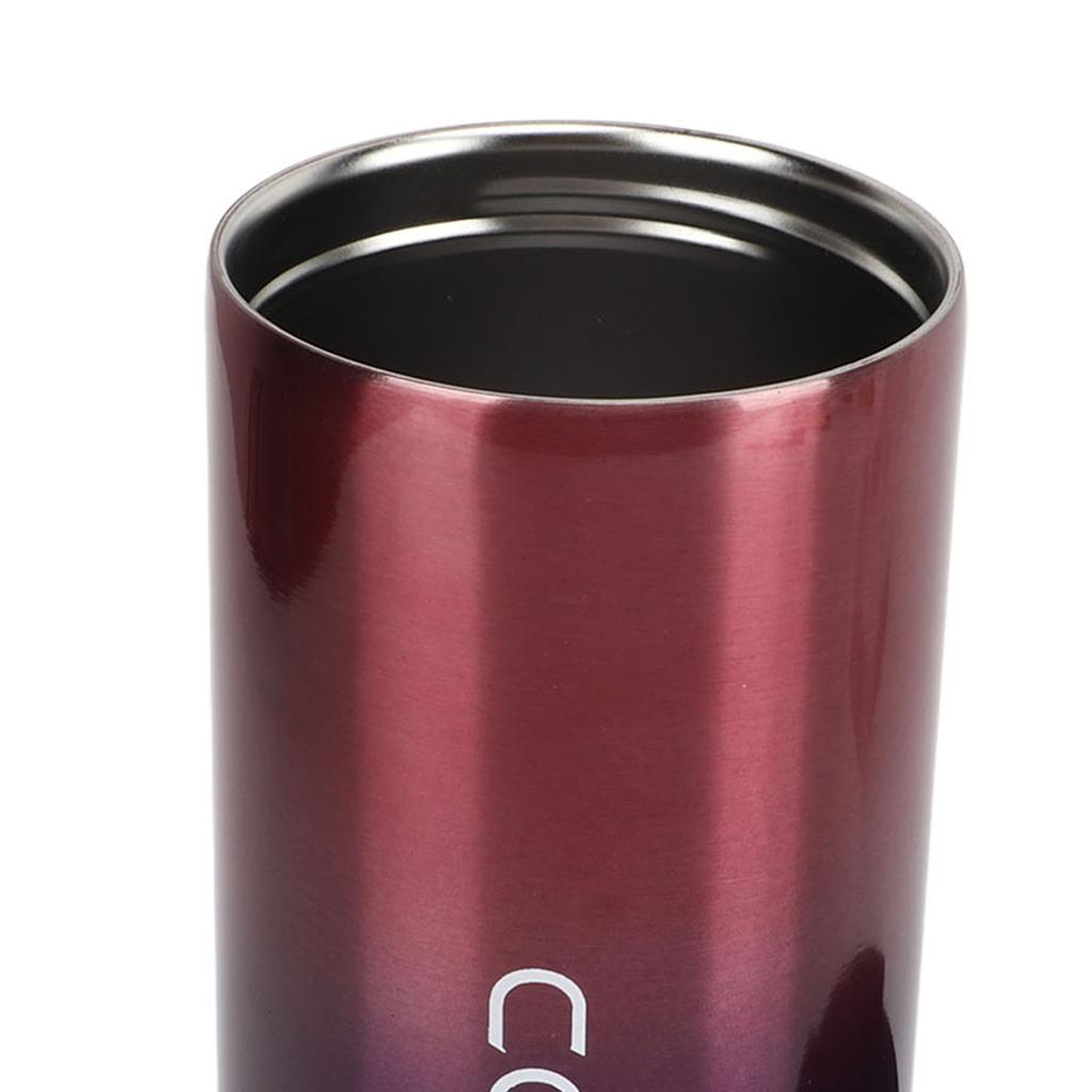 Insulated Coffee Mug Stainless Steel Large Caliber Gradient Color Anti Skid Insulated Water Bottle 350ML