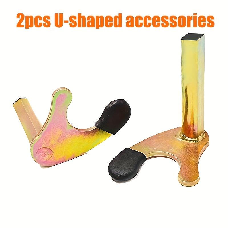 2pcs Motorcycle Rear Wheel Support Brackets Adjustable Heavy Duty U Shaped Metal Frame Motorbike Motorcycle Accessories