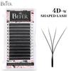 Befer 8d W Shape Eyelashes Extension Volume 8d Supplies For Eyelash Extensions High Quality Natural False Cilios 8d Lashes C/D