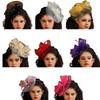 Punk Medieval Feather Hair Hoop Women Carnivals Headband for Wedding Mardi Gras Performances Prom Hair Accessories