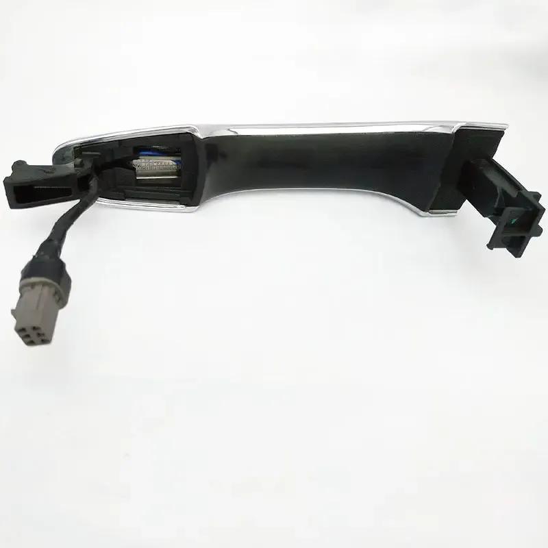 Echte äußere Vordertürgriff Chrom schlüsselloses Einstiegssystem mit Knopf für Hyundai CRETA IX25 2015 2016 2017 2018