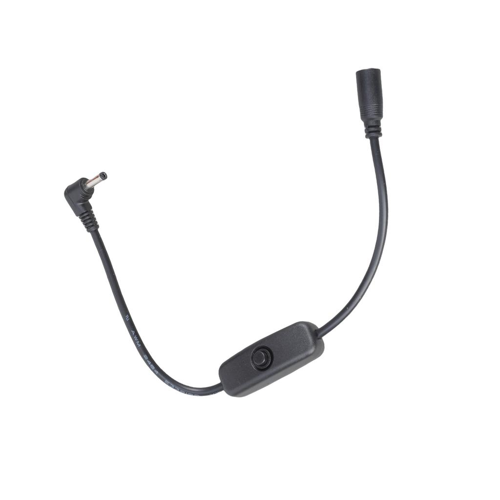 Female to Male 3.5mmx1.35mm Cable Power Cord with Switch Extension Power Cord for Camera LED Strips Fan Printer