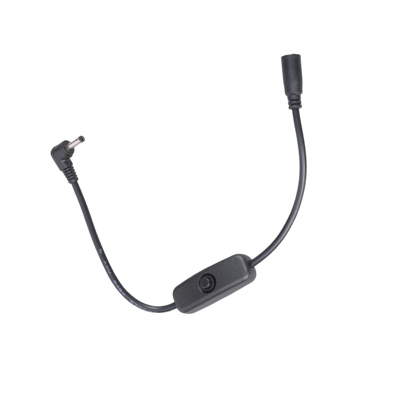 

Female to Male 3.5mmx1.35mm Cable Power Cord with Switch Extension Power Cord for Camera LED Strips Fan Printer