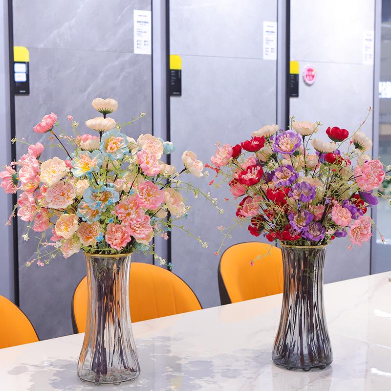 Elegant Azalea Artificial Flower Arrangement for Living Room Dining Table Decor