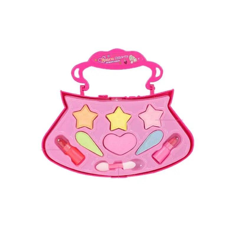 

Набор для макияжа, набор принцессы для младенцев и детей, игрушки для вечеринки, новогодний подарок, косметичка для младенцев и детей, рождественский подарок 1 set розовый