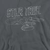 STAR TREK Mens The Original Series Enterprise Hoodie
