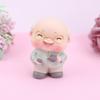 Cake Decoration Cute Old Couple Figurines Mini Handmade Grandparent Statue Cartoon Creative Longevity Cake Ornaments Desk